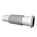 KOLANO KANALIZACYJNE PVC 50/50 120 UNIWERSALNE BIAŁE Z PAMIĘCIĄ ZGIĘCIA 11131 AKCES