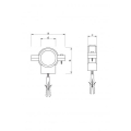 UCHWYT PCV DO RUR 110MM HYDROLAND