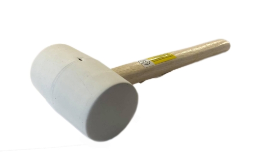 MŁOTEK GUMOWY BIAŁY DREWNIANY TRZONEK 450G KRT904004 KREATOR