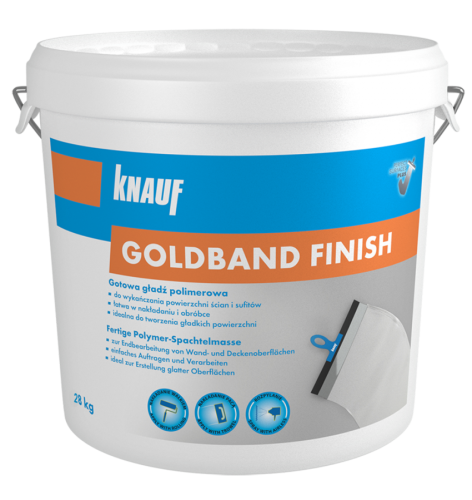 GŁADŹ POLIMEROWA GOLDBAND FINISH GOTOWA 28KG KNAUF