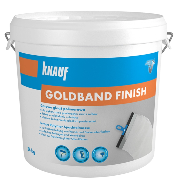 GŁADŹ POLIMEROWA GOLDBAND FINISH GOTOWA 28KG KNAUF