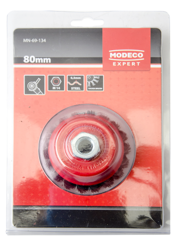 SZCZOTKA TARCZOWA 134 DOCZOŁOWA 80MM MODECO