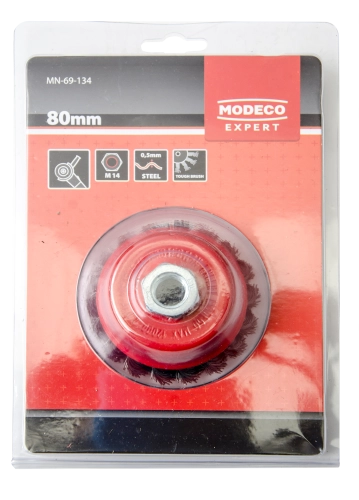 SZCZOTKA TARCZOWA 134 DOCZOŁOWA 80MM MODECO