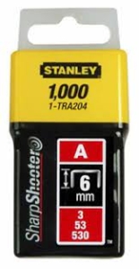 ZSZYWKI DO TACKER 6MM/1000SZT STANLEY 