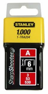 ZSZYWKI DO TACKER 6MM/1000SZT STANLEY