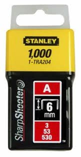 ZSZYWKI DO TACKER 6MM/1000SZT STANLEY