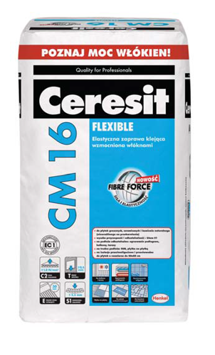 KLEJ ELASTYCZNY DO GLAZURY PROFI CM16 25KG CERESIT