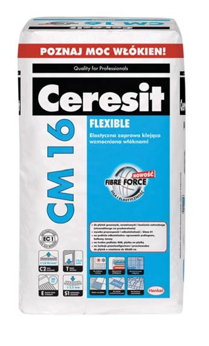 KLEJ ELASTYCZNY DO GLAZURY PROFI CM16 25KG CERESIT