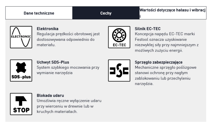 MŁOTOWIERTARKA AKU. BHC 18 - BASIC 576511 FESTOOL