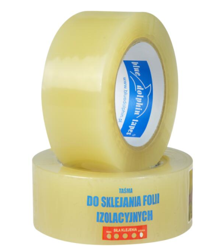 TAŚMA DO SKLEJANIA FOLII 48MMX50M BLUE DOLPHIN