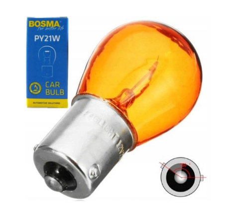 ŻARÓWKA PY21W 12V 21W BOSMA