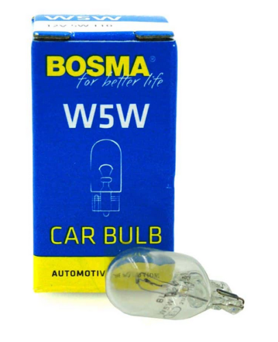 ŻARÓWKA W5W 12V 5W BOSMA