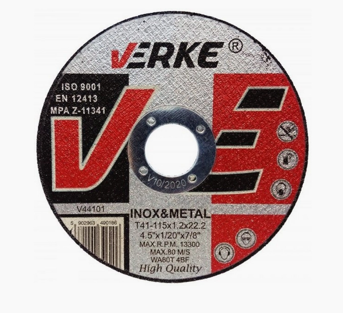 TARCZA DO CIĘCIA METALU GR.1MM FI.115MM VERKE