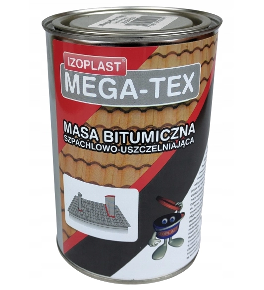 MASA BITUMICZNA MEGA-TEX 1 KG IZOPLAST