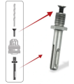 ADAPTER SDS+ GWINT 1/2" SILVER