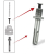 ADAPTER SDS+ GWINT 1/2" SILVER