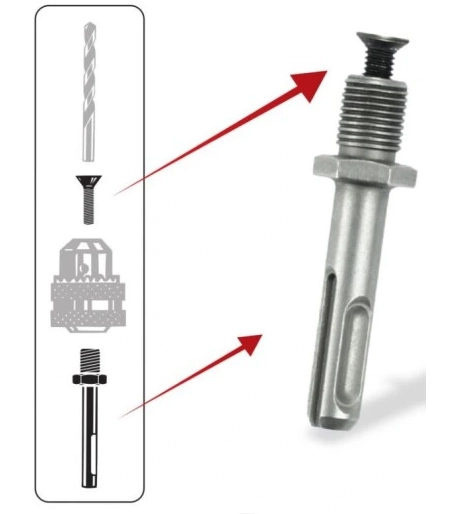 ADAPTER SDS+ GWINT 1/2" SILVER