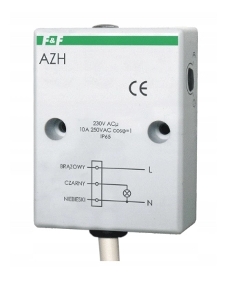 AUTOMAT ZMIERZCHOWY N/T IP65 10A AZH F&F
