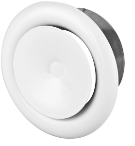 ANEMOSTAT METALOWY FI 125 BIAŁY AMN125 AWENTA 