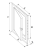 DRZWICZKI REWIZYJNE METALOWE 20X25CM DM86 AWENTA
