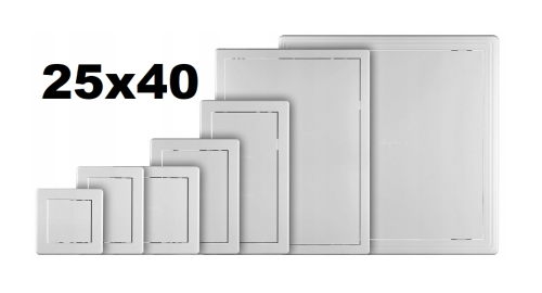 DRZWICZKI REWIZYJNE PLASTIKOWE 25X40 DT20 AWENTA