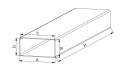 KANAŁ WENTYLACYJNY PŁASKI ELASTYCZNY 55X110MM DŁ.1M KE55-10 AWENTA