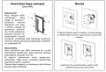 KLAPA REWIZYJNA ALUMINIOWA Z PŁYTĄ GK 25X40CM KRAL9 AWENTA
