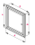 MASKOWNICA KOMOROWA PCV 30X30CM MKOM AWENTA