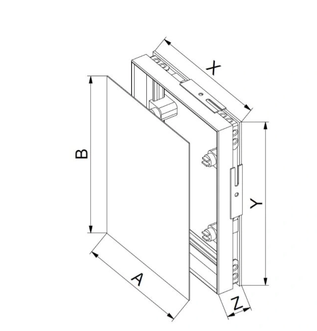 MASKOWNICA REWIZJA GLAZURA PCV 20X30CM MPCV6 AWENTA