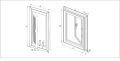 MASKOWNICA KOMOROWA PCV 60X60CM MKOM41 AWENTA