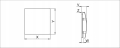 PANEL WENTYLATORA ESCUDO INOX FI100 PEI100 AWENTA