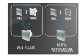 PANEL WENTYLATORA ESCUDO INOX FI100 PEI100 AWENTA