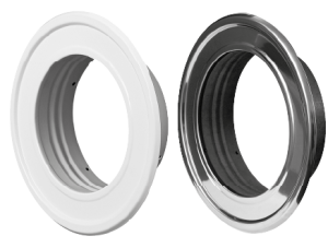 ROZETA MASKUJĄCA CHROM FI 120 RMN120 AWENTA