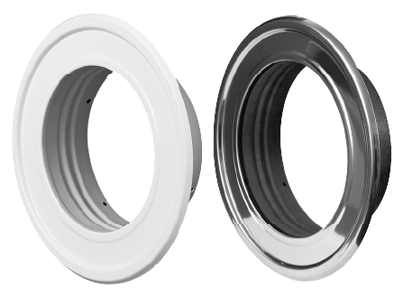 ROZETA MASKUJĄCA CHROM FI 120 RMN120 AWENTA