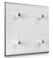 PANEL WENTYLATORA TRAX SZKŁO CZARNY POŁYSK FI125 PTGB125P AWENTA