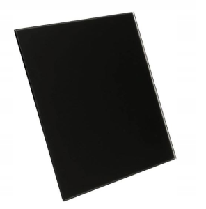 PANEL WENTYLATORA TRAX SZKŁO CZARNY MAT FI125 PTGB125M AWENTA