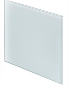 PANEL WENTYLATORA TRAX SZKŁO BIAŁY MAT FI125 PTG125 AWENTA