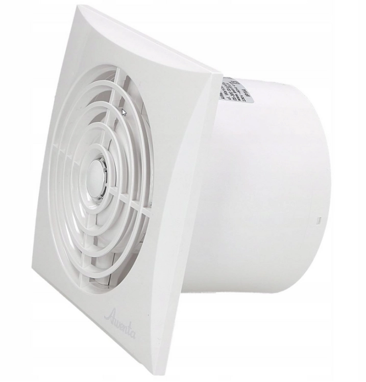 WENTYLATOR Z WYŁĄCZNIKIEM SZNURKOWY SILENCE FI.125 WZ125W AWENTA