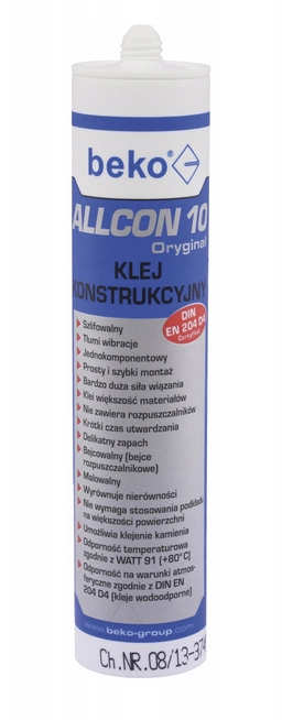 KLEJ KONSTRUKCYJNY ALLCON 310ML BEKO