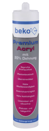 AKRYL SPECJALNY FLEX 20% BIAŁY 310ML BEKO