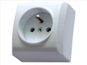 GNIAZDO NATYNKOWE POJEDYNCZE Z UZIEMIENIEM BIS 335 OSPEL