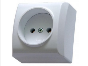 GNIAZDO NATYNKOWE POJEDYNCZE BEZ UZIEMIENIA BIS 334  OSPEL