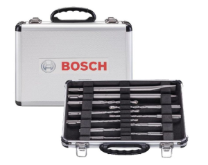 ZESTAW DŁUT I WIERTEŁ SDS PLUS 11SZT. W WALIZCE BOSCH 