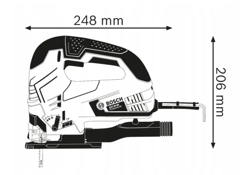 WYRZYNARKA GST 90 BE 650W BOSCH
