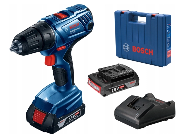 WIERTARKO-WKRĘTARKA AKUMULATOROWA GSR 180-LI 2X2,0 Ah BOSCH