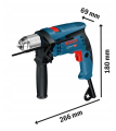 WIERTARKA UDAROWA GSB 13 RE 600W BOSCH
