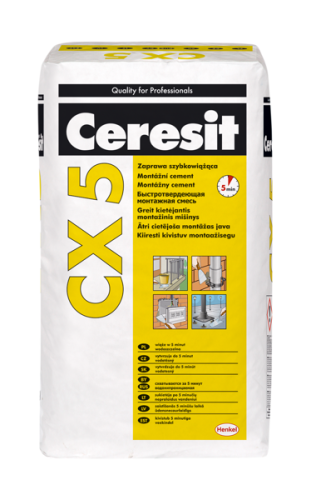 CEMENT MONTAŻOWY CX5 25KG CERESIT