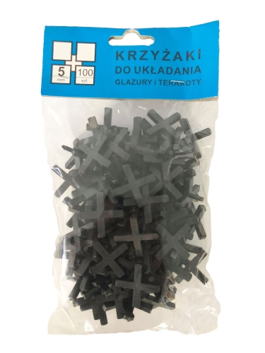 KRZYŻYKI DYSTANSOWE 5MM/100SZT MJ PLASTIK