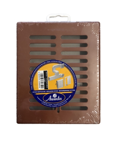 KRATKA WENTYLACYJNA 11X14 CEGLASTA Z ŻALUZJĄ T01CG AWENTA