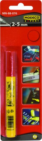 MARKER BUDOWLANY AKRYLOWY CZERWONY MODECO